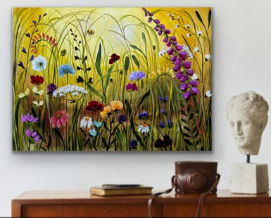 September summer meadow