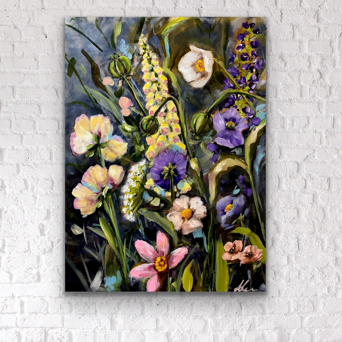 Big strokes - Deep edge canvas original acrylic
