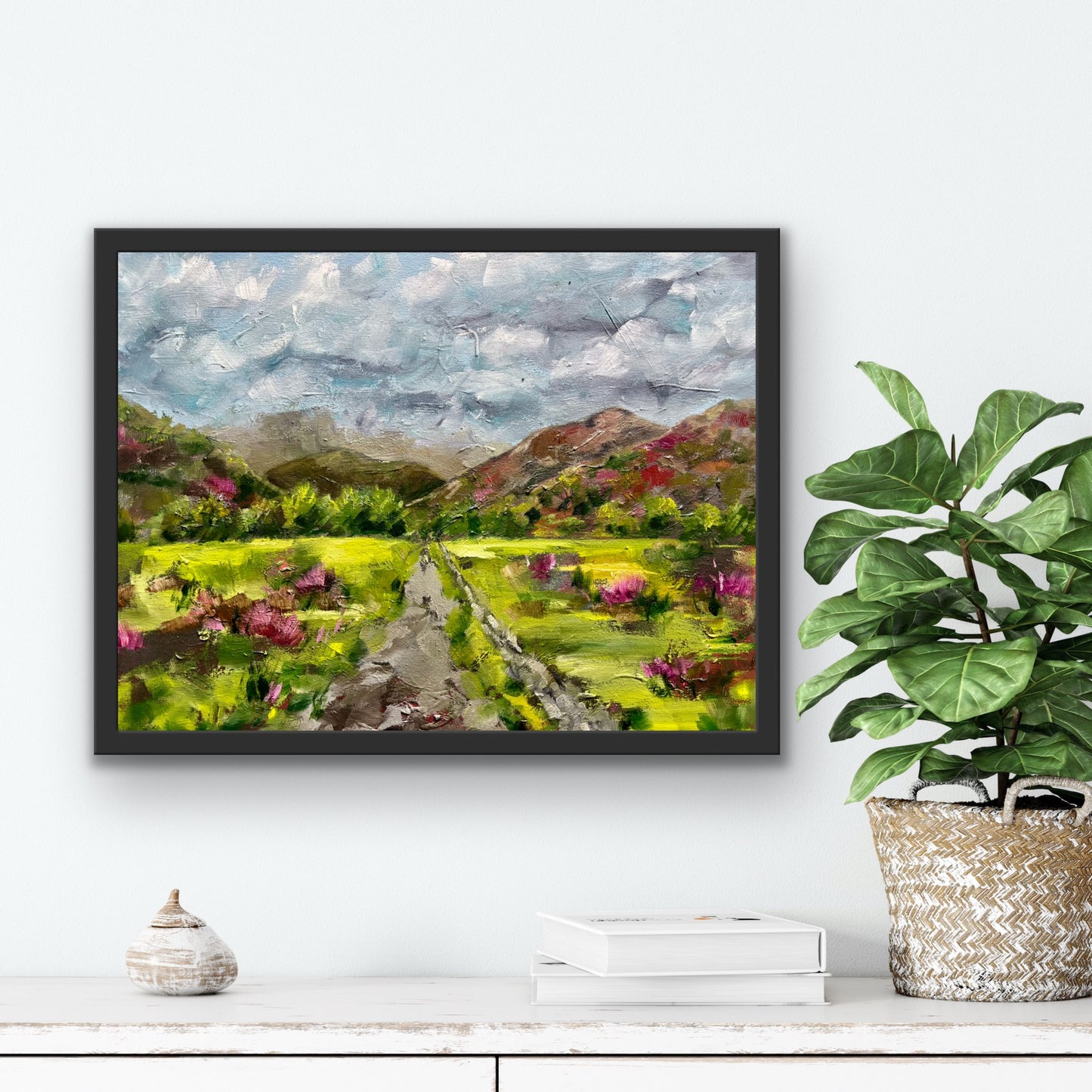 The road to Slanty Lees at Sticklebarn