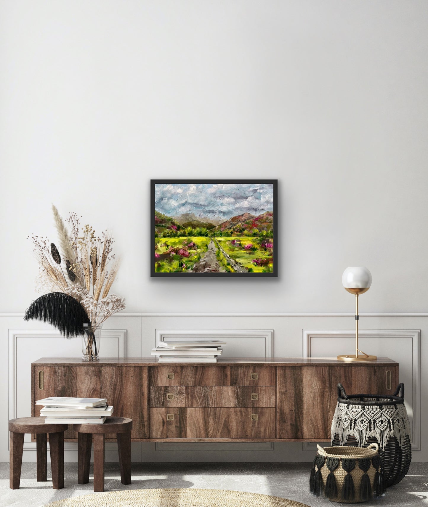 The road to Slanty Lees at Sticklebarn